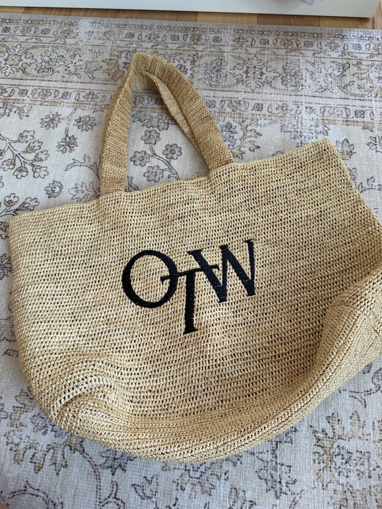 One Twelves Handbags - One Twelves OTW Raffia Beach Tote
